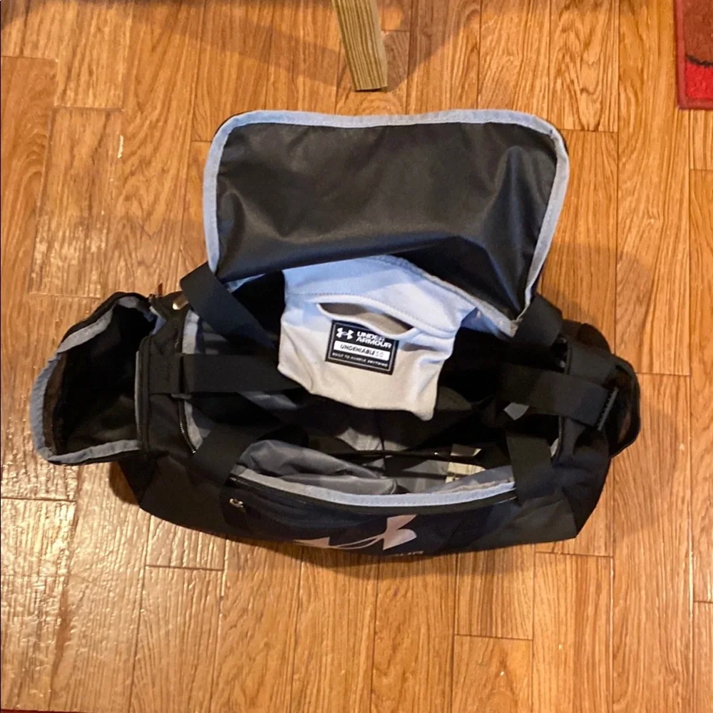 Under Armour Black Duffel Bag NWT